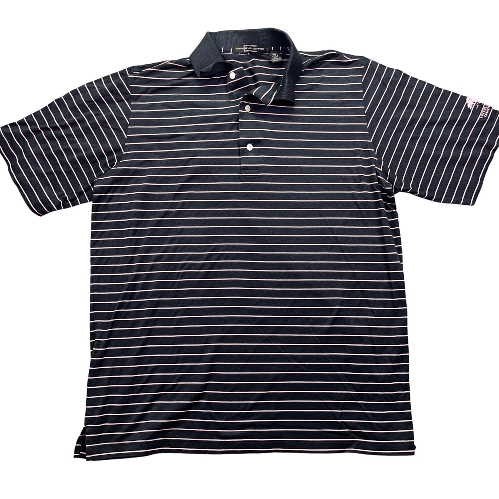 Carnoustie‎ Golf Polo Shirt Striped Corral de Tierra Country Club Boho Outdoor